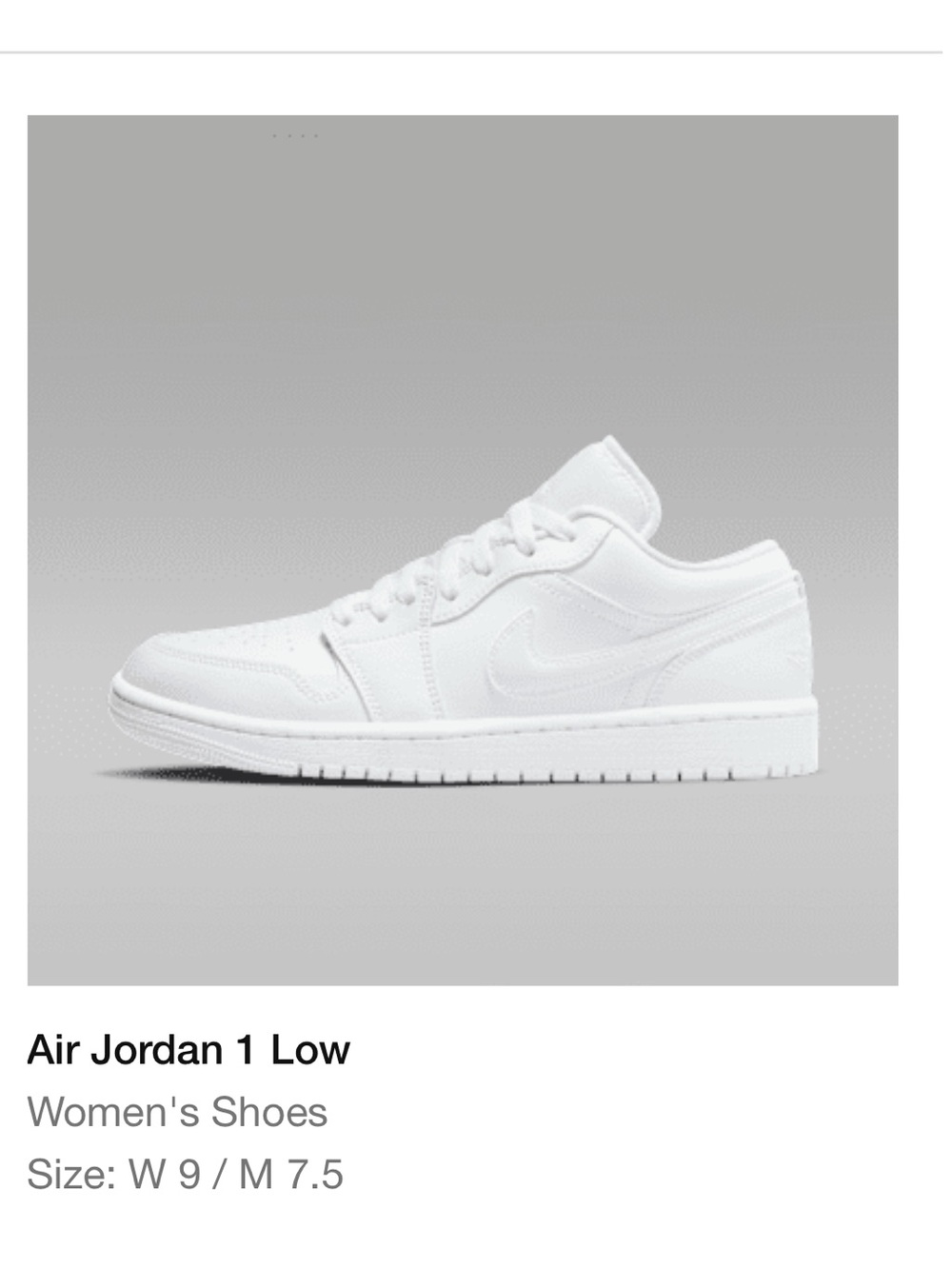 Air Jordan 1 Low Sneaker